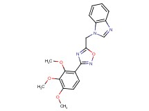 1-{[3-(2,3,4-trimethoxyphenyl)-1,2,4-oxadiazol-5-yl]methyl}-1H-benzimidazole