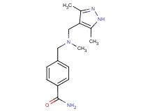 4-{[[(3,5-dimethyl-1H-pyrazol-4-yl)methyl](methyl)amino]methyl}benzamide