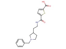 5-({[2-(1-benzylpyrrolidin-3-yl)ethyl]amino}carbonyl)thiophene-2-carboxylic acid