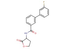 3'-fluoro-N-(2-oxotetrahydro-3-furanyl)-3-biphenylcarboxamide