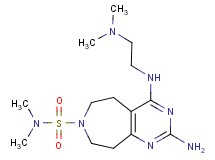 2-amino-4-{[2-(dimethylamino)ethyl]amino}-N,N-dimethyl-5,6,8,9-tetrahydro-7H-pyrimido[4,5-d]azepine-7-sulfonamide