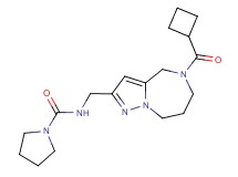 N-{[5-(cyclobutylcarbonyl)-5,6,7,8-tetrahydro-4H-pyrazolo[1,5-a][1,4]diazepin-2-yl]methyl}pyrrolidine-1-carboxamide