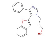 3-[5-(1-benzofuran-2-yl)-4-phenyl-1H-imidazol-1-yl]propan-1-ol