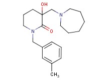3-(1-azepanylmethyl)-3-hydroxy-1-(3-methylbenzyl)-2-piperidinone