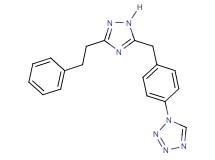 1-(4-{[3-(2-phenylethyl)-1H-1,2,4-triazol-5-yl]methyl}phenyl)-1H-tetrazole