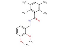 N-(2,3-dimethoxybenzyl)-2,3,5,6-tetramethylbenzamide
