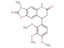 3-methyl-8-(2,3,4-trimethoxyphenyl)-7,8-dihydro[1,3]oxazolo[5,4-g]quinoline-2,6(3H,5H)-dione