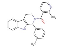 1-(3-methylphenyl)-2-[(2-methyl-3-pyridinyl)carbonyl]-2,3,4,9-tetrahydro-1H-beta-carboline