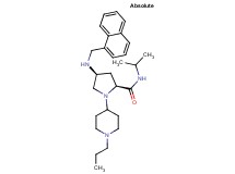 (4S)-N-isopropyl-4-[(1-naphthylmethyl)amino]-1-(1-propyl-4-piperidinyl)-L-prolinamide