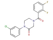 1-(3-chlorophenyl)-4-(2,3-difluorobenzoyl)-2-piperazinone