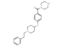 1-(4-{[1-(2-phenylethyl)-4-piperidinyl]oxy}benzoyl)piperazine dihydrochloride