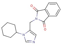 2-[(1-cyclohexyl-1H-imidazol-5-yl)methyl]-1H-isoindole-1,3(2H)-dione