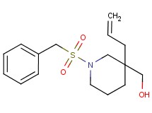 [3-allyl-1-(benzylsulfonyl)-3-piperidinyl]methanol