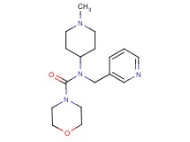 N-(1-methyl-4-piperidinyl)-N-(3-pyridinylmethyl)-4-morpholinecarboxamide