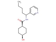 cis-4-hydroxy-N-(1-pyridin-3-ylpentyl)cyclohexanecarboxamide