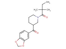 1,3-benzodioxol-5-yl[1-(2,2-dimethylbutanoyl)piperidin-3-yl]methanone