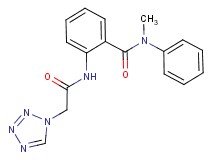 N-methyl-N-phenyl-2-[(1H-tetrazol-1-ylacetyl)amino]benzamide