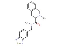 N-(2,1,3-benzothiadiazol-5-ylmethyl)-N,2-dimethyl-1,2,3,4-tetrahydro-3-isoquinolinecarboxamide