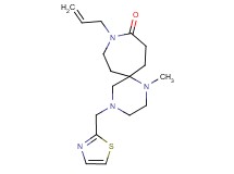 9-allyl-1-methyl-4-(1,3-thiazol-2-ylmethyl)-1,4,9-triazaspiro[5.6]dodecan-10-one