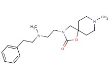 8-methyl-3-{2-[methyl(2-phenylethyl)amino]ethyl}-1-oxa-3,8-diazaspiro[4.5]decan-2-one