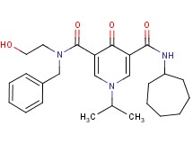 N-benzyl-N'-cycloheptyl-N-(2-hydroxyethyl)-1-isopropyl-4-oxo-1,4-dihydro-3,5-pyridinedicarboxamide