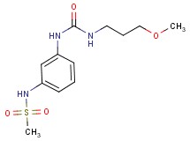 N-[3-({[(3-methoxypropyl)amino]carbonyl}amino)phenyl]methanesulfonamide