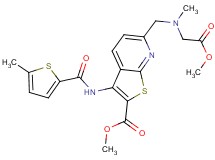 methyl 6-{[(2-methoxy-2-oxoethyl)(methyl)amino]methyl}-3-{[(5-methyl-2-thienyl)carbonyl]amino}thieno[2,3-b]pyridine-2-carboxylate