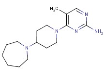 4-(4-azepan-1-ylpiperidin-1-yl)-5-methylpyrimidin-2-amine