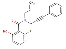 N-allyl-2-fluoro-6-hydroxy-N-(3-phenylprop-2-yn-1-yl)benzamide