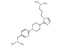 3-[2-(1-{5-[(dimethylamino)methyl]-2-pyridinyl}-4-piperidinyl)-1H-imidazol-1-yl]-N,N-dimethyl-1-propanamine
