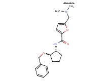N-[(1R,2R)-2-(benzyloxy)cyclopentyl]-5-[(dimethylamino)methyl]-2-furamide