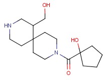 1-{[7-(hydroxymethyl)-3,9-diazaspiro[5.5]undec-3-yl]carbonyl}cyclopentanol