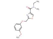 N-ethyl-2-[(3-methoxyphenoxy)methyl]-N-methyl-1,3-oxazole-4-carboxamide