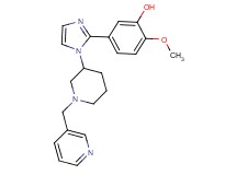 2-methoxy-5-{1-[1-(pyridin-3-ylmethyl)piperidin-3-yl]-1H-imidazol-2-yl}phenol