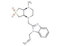 (4aS*,7aR*)-1-[(1-allyl-1H-benzimidazol-2-yl)methyl]-4-methyloctahydrothieno[3,4-b]pyrazine 6,6-dioxide
