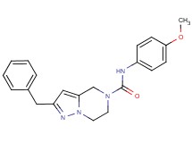 2-benzyl-N-(4-methoxyphenyl)-6,7-dihydropyrazolo[1,5-a]pyrazine-5(4H)-carboxamide