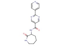 N-(2-oxo-3-azepanyl)-2-(4-pyridinyl)-5-pyrimidinecarboxamide