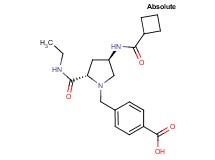 4-({(2S,4R)-4-[(cyclobutylcarbonyl)amino]-2-[(ethylamino)carbonyl]pyrrolidin-1-yl}methyl)benzoic acid