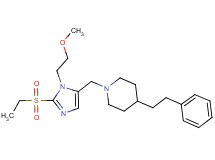 1-{[2-(ethylsulfonyl)-1-(2-methoxyethyl)-1H-imidazol-5-yl]methyl}-4-(2-phenylethyl)piperidine