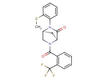 (1S*,4S*)-2-[2-(methylthio)phenyl]-5-[2-(trifluoromethyl)benzoyl]-2,5-diazabicyclo[2.2.1]heptan-3-one