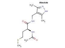 N~2~-acetyl-N~1~-[(3,5-dimethyl-1H-pyrazol-4-yl)methyl]-L-methioninamide