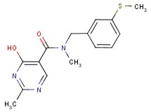 4-hydroxy-N,2-dimethyl-N-[3-(methylthio)benzyl]pyrimidine-5-carboxamide