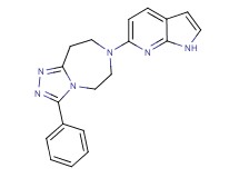 3-phenyl-7-(1H-pyrrolo[2,3-b]pyridin-6-yl)-6,7,8,9-tetrahydro-5H-[1,2,4]triazolo[4,3-d][1,4]diazepine