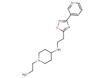 1-propyl-N-[2-(3-pyridin-3-yl-1,2,4-oxadiazol-5-yl)ethyl]piperidin-4-amine