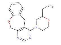 4-(2-ethylmorpholin-4-yl)-5,11-dihydro[1]benzoxepino[3,4-d]pyrimidine