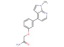 2-[3-(1-methyl-1H-pyrrolo[2,3-b]pyridin-4-yl)phenoxy]acetamide
