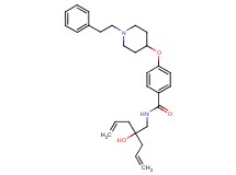 N-(2-allyl-2-hydroxy-4-penten-1-yl)-4-{[1-(2-phenylethyl)-4-piperidinyl]oxy}benzamide