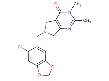 6-[(6-chloro-1,3-benzodioxol-5-yl)methyl]-2,3-dimethyl-3,5,6,7-tetrahydro-4H-pyrrolo[3,4-d]pyrimidin-4-one