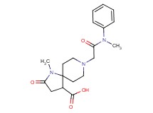 1-methyl-8-{2-[methyl(phenyl)amino]-2-oxoethyl}-2-oxo-1,8-diazaspiro[4.5]decane-4-carboxylic acid