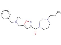 N-methyl-1-phenyl-N-({3-[(4-propyl-1,4-diazepan-1-yl)carbonyl]isoxazol-5-yl}methyl)methanamine